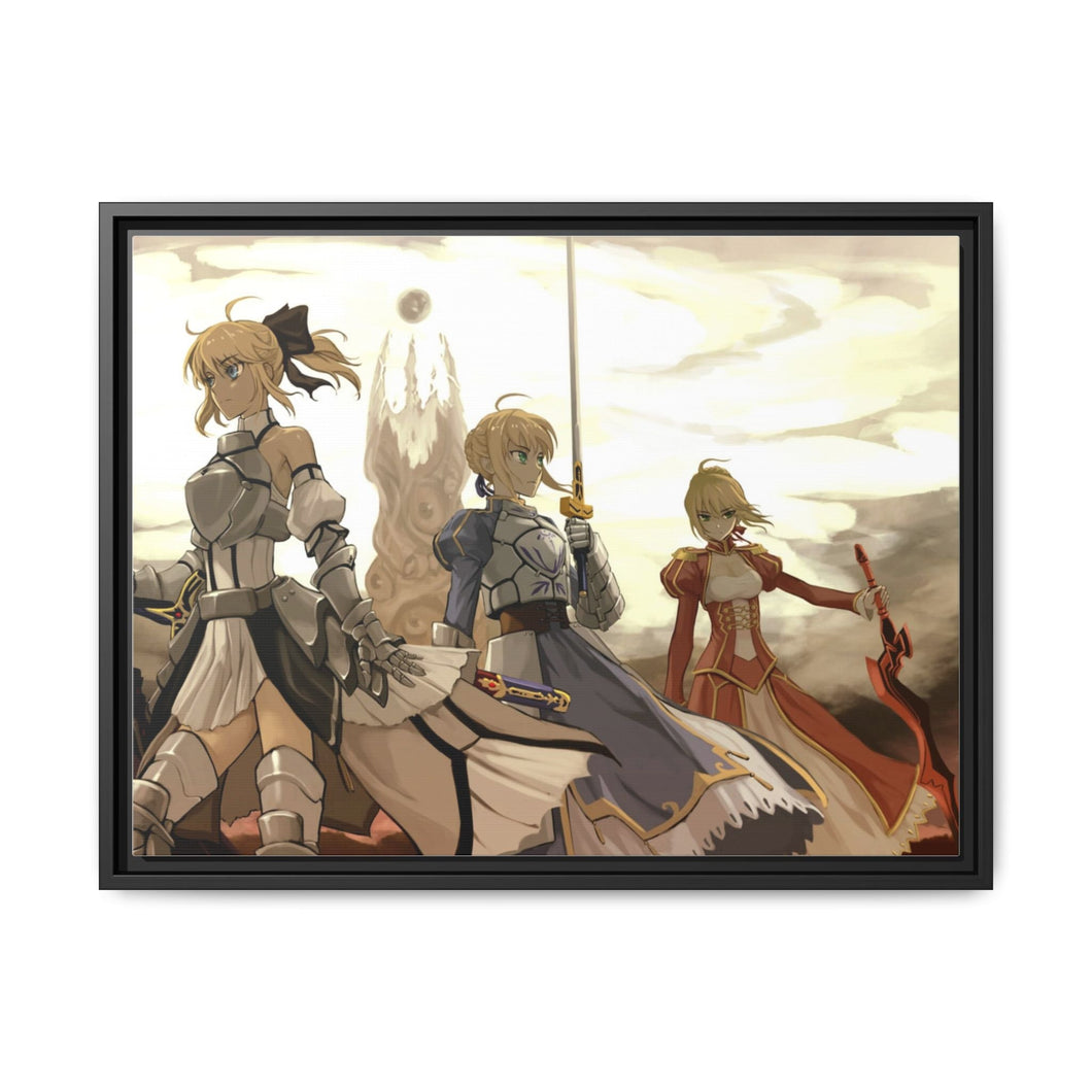 Fate/Stay Night Canvas Framed Art Print