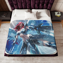 Load image into Gallery viewer, Fairy Tail Erza Scarlet Sherpa Blanket
