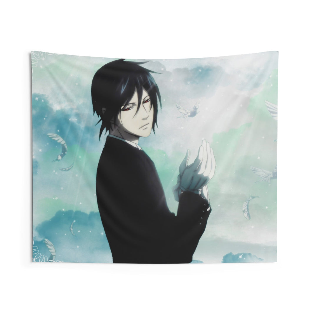 Black Butler Indoor Wall Tapestry