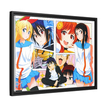 Load image into Gallery viewer, Nisekoi Chitoge Kirisaki, Kosaki Onodera, Seishirou Tsugumi, Marika Tachibana, Shuu Maiko Canvas Framed Art Print
