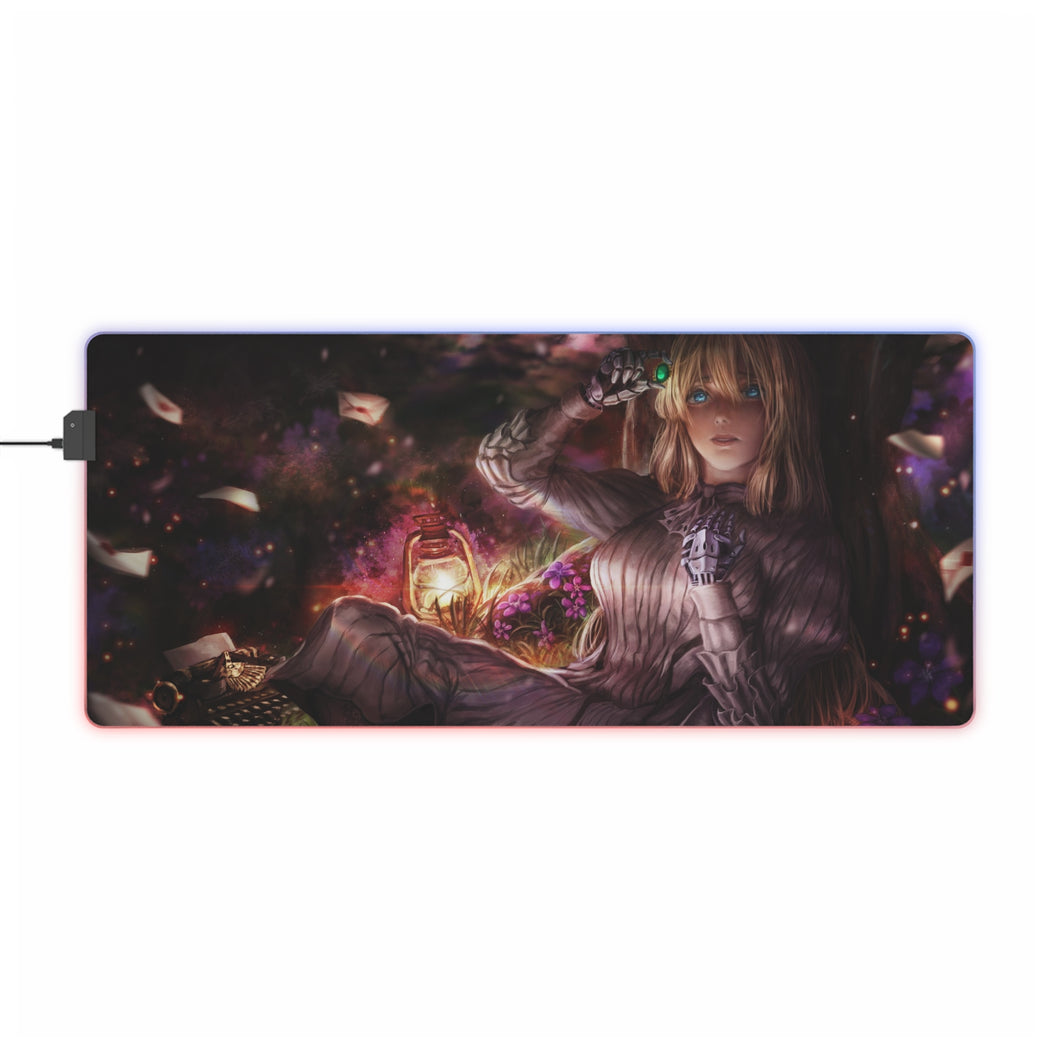 Violet Evergarden RGB LED Mouse Pad (Desk Mat)