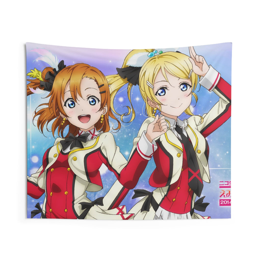 Love Live! Honoka Kousaka, Eri Ayase Indoor Wall Tapestry