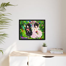 Load image into Gallery viewer, Anime Date A Liver Canvas Framed Art Print
