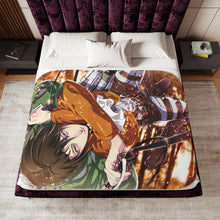 Load image into Gallery viewer, Levi Ackerman Sherpa Blanket
