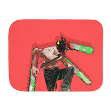 Load image into Gallery viewer, Anime Chainsaw Man Sherpa Blanket
