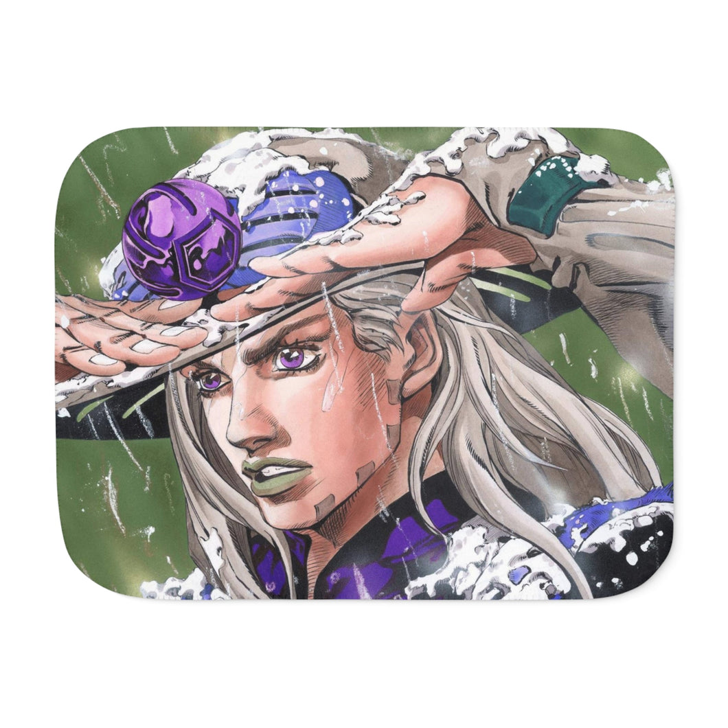 JoJo's Bizarre Adventure: Steel Ball Run - Gyro Zeppeli Sherpa Blanket