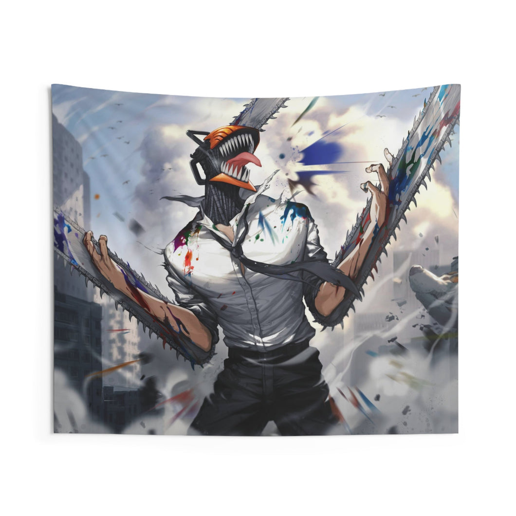 Anime Chainsaw Man Indoor Wall Tapestry