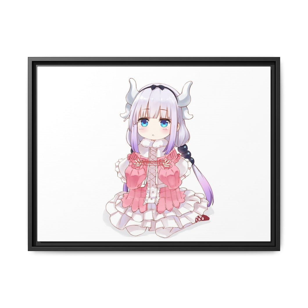Miss Kobayashi's Dragon Maid Kanna Kamui, Kobayashi San Chi No Maid Dragon Canvas Framed Art Print