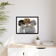 Load image into Gallery viewer, The Promised Neverland Ray, Norman, Emma Canvas Framed Art Print

