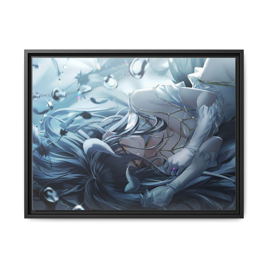 Albedo Canvas Framed Art Print