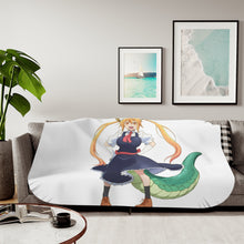 Load image into Gallery viewer, Anime Miss Kobayashi&#39;s Dragon Maid Sherpa Blanket

