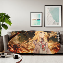 Load image into Gallery viewer, Anime Your Lie in April Sherpa Blanket
