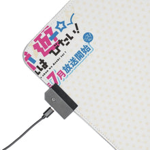Load image into Gallery viewer, chan Wants to Hang Out! RGB LED Mouse Pad (Desk Mat)
