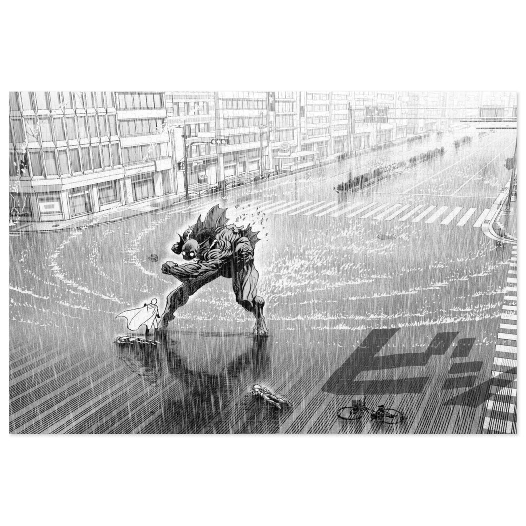 One Punch Man Saitama VS Sea King Jigsaw Puzzle