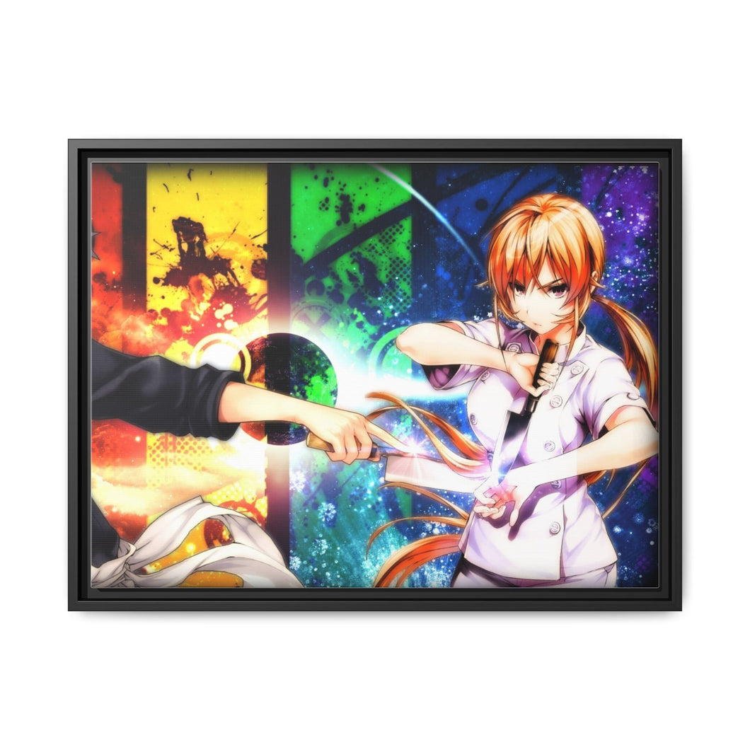 Anime Food Wars: Shokugeki no Soma Canvas Framed Art Print