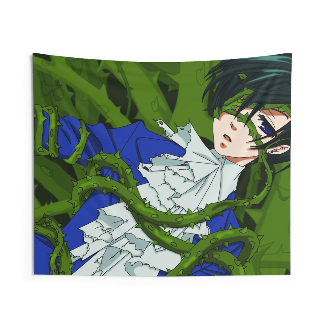 Black Butler Indoor Wall Tapestry