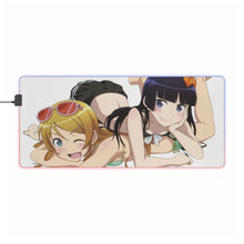 Load image into Gallery viewer, Oreimo Kirino Kousaka RGB LED Mouse Pad (Desk Mat)
