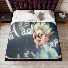 Load image into Gallery viewer, Anime Dr. Stone Sherpa Blanket
