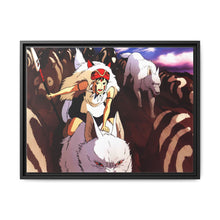 Load image into Gallery viewer, Anime Princess Mononoke Canvas Framed Art Print
