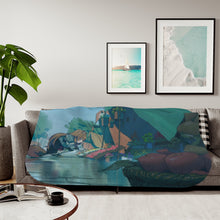 Load image into Gallery viewer, Raphtalia Sherpa Blanket
