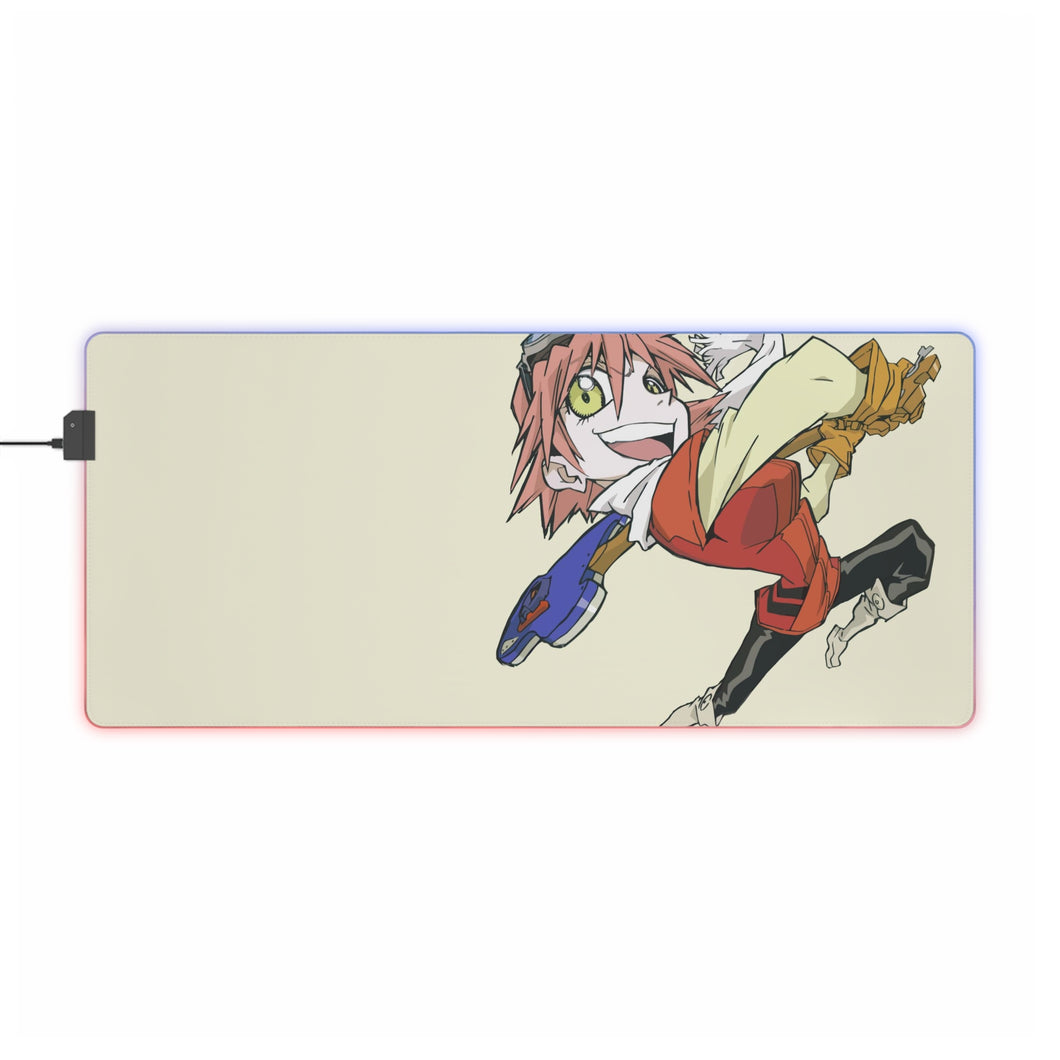 FLCL Haruko Haruhara RGB LED Mouse Pad (Desk Mat)