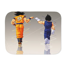 Load image into Gallery viewer, goku &amp; vegita Sherpa Blanket
