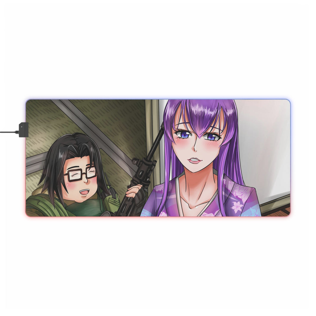 Highschool Of The Dead RGB LED Mouse Pad (Desk Mat)