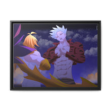 Load image into Gallery viewer, Ban Vs Meliodas ( Demon King) Canvas Framed Art Print
