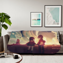 Load image into Gallery viewer, Anime ERASED Sherpa Blanket
