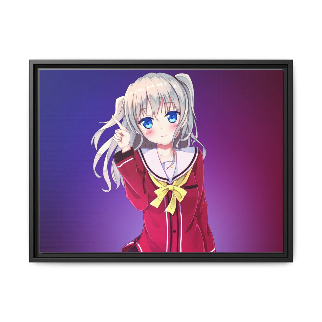 Nao Tomori smile Canvas Framed Art Print
