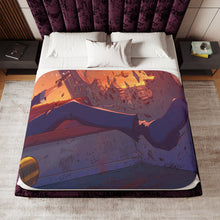 Load image into Gallery viewer, Anime Cowboy Bebop Sherpa Blanket
