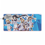 Infinite Stratos Charlotte Dunois, Laura Bodewig, Houki Shinonono, Cecilia Alcott, Lingyin Huang RGB LED Mouse Pad (Desk Mat)