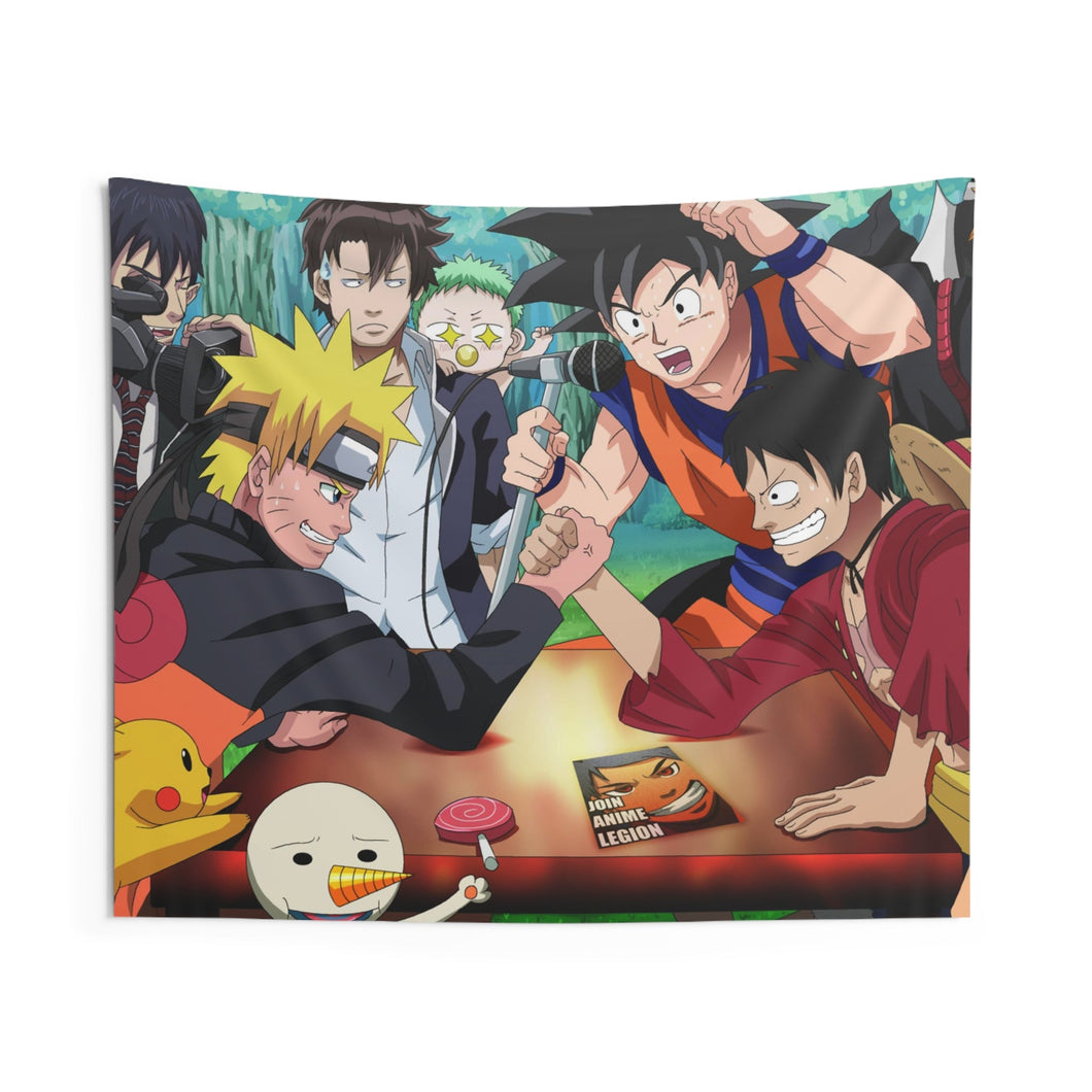 Anime Crossover Indoor Wall Tapestry