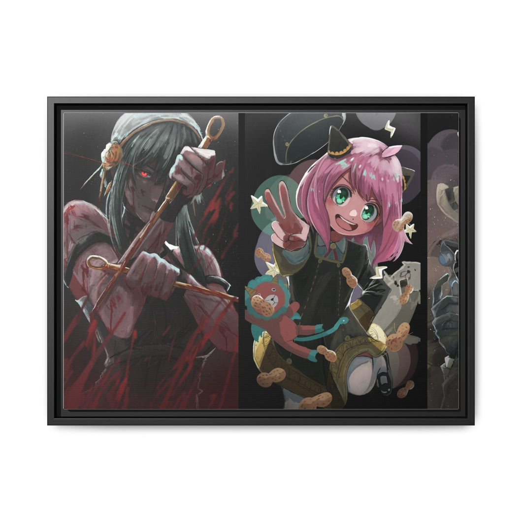 Anime Spy x Family Canvas Framed Art Print