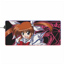 Load image into Gallery viewer, Magical Girl Lyrical Nanoha RGB LED Mouse Pad (Desk Mat)
