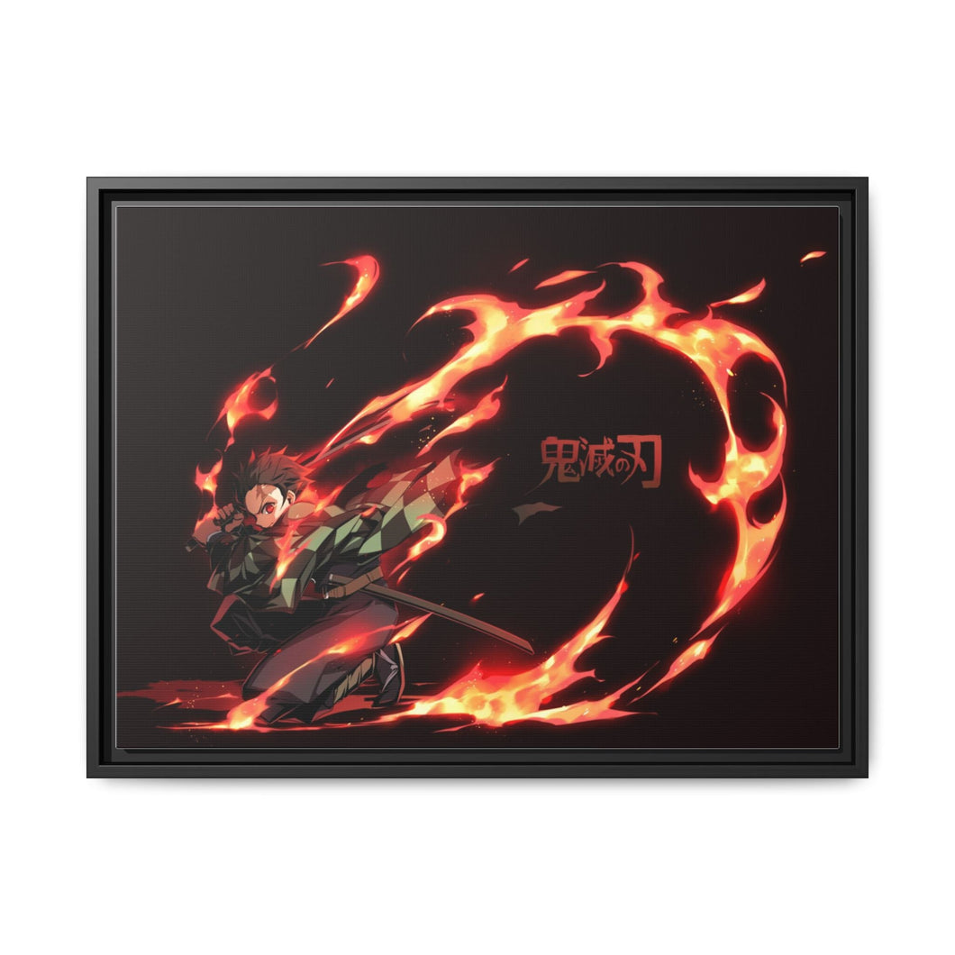 Tanjiro Kamado Canvas Framed Art Print