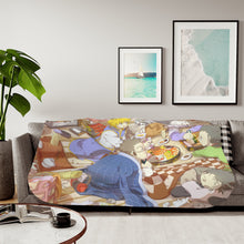 Load image into Gallery viewer, Gon &amp; Friends Sherpa Blanket
