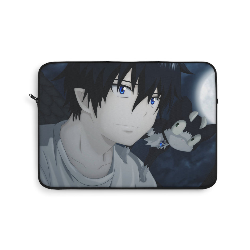 Rin Okumura and Kuro Laptop Sleeve