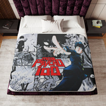 Load image into Gallery viewer, Mob Psycho 100 Shigeo Kageyama Sherpa Blanket
