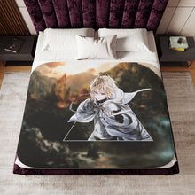 Load image into Gallery viewer, Mikaela Hyakuya Sherpa Blanket
