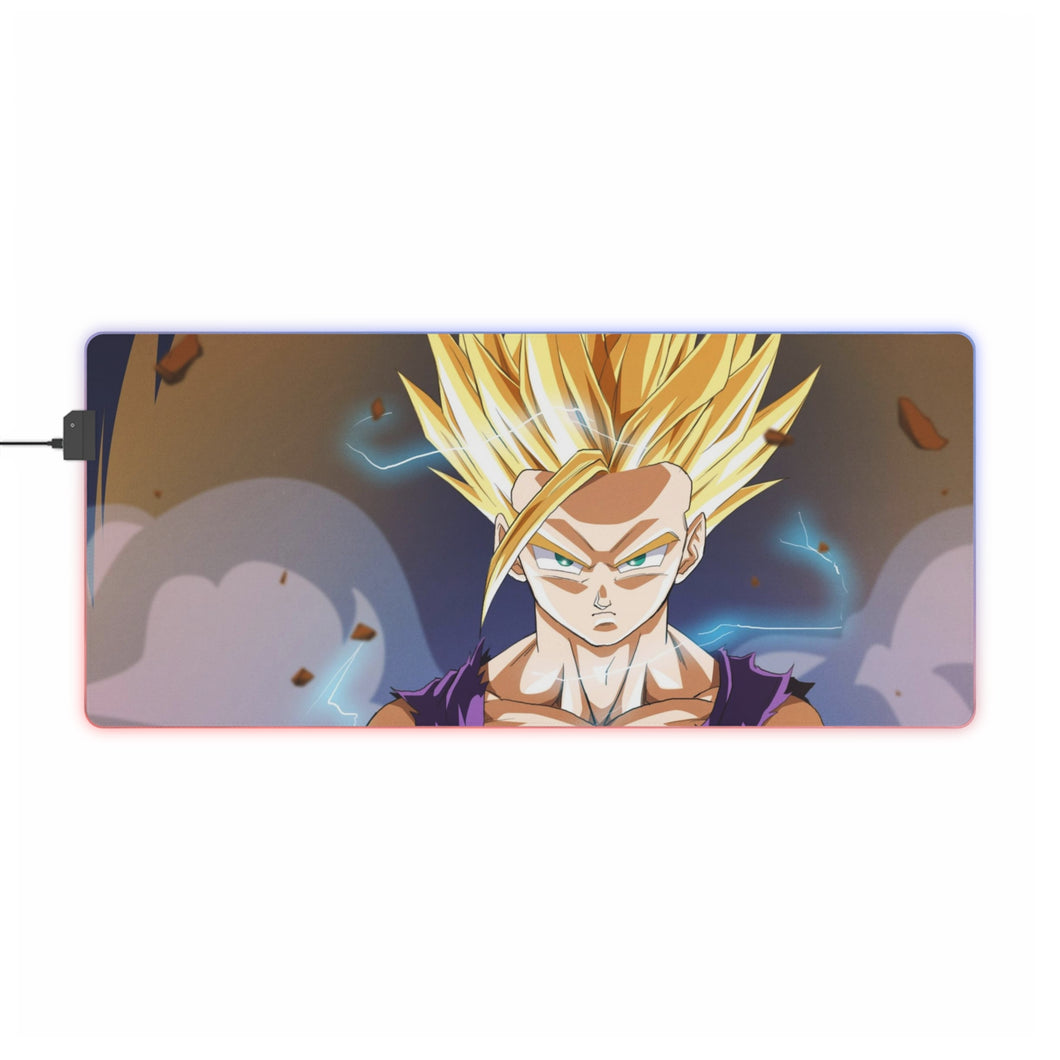 Gohan is Mad RGB LED Mouse Pad (Desk Mat)