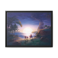 Anime Dragon Ball Canvas Framed Art Print