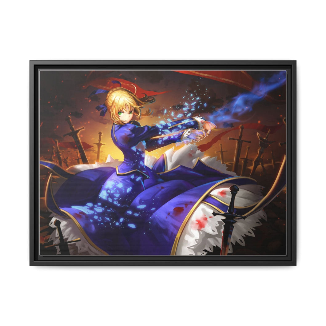 Saber Canvas Framed Art Print