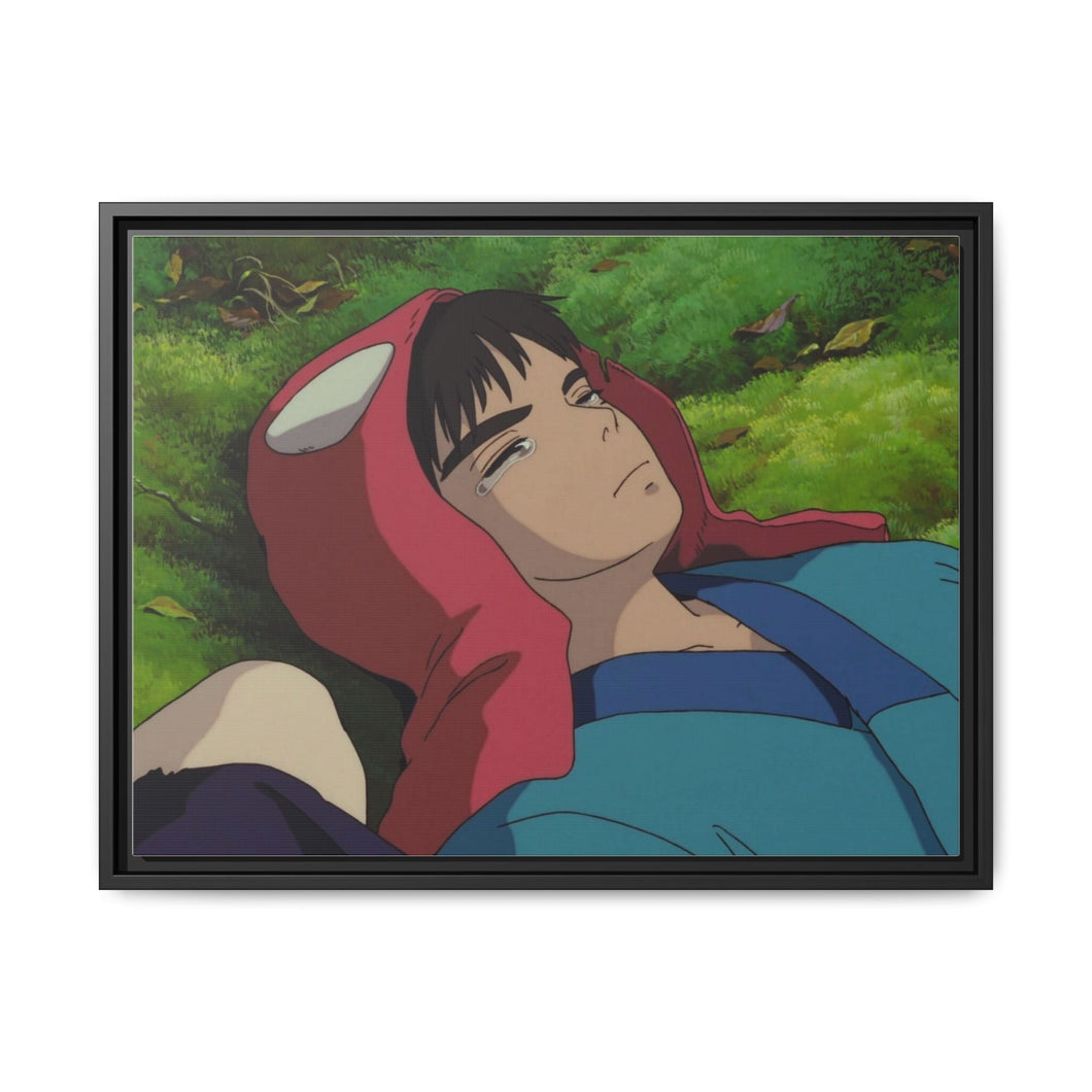 Anime Princess Mononoker Canvas Framed Art Print
