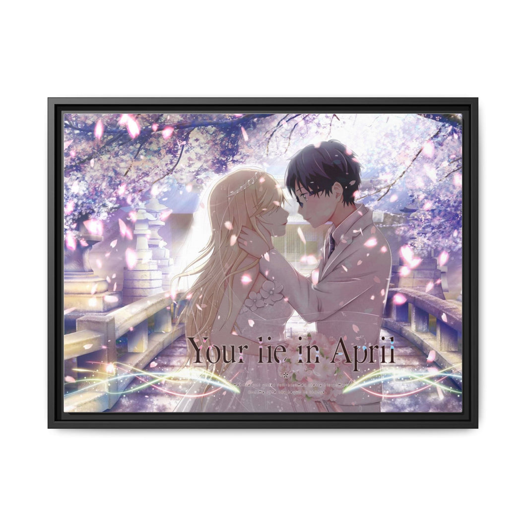Anime Your Lie in April Canvas Framed Art Print