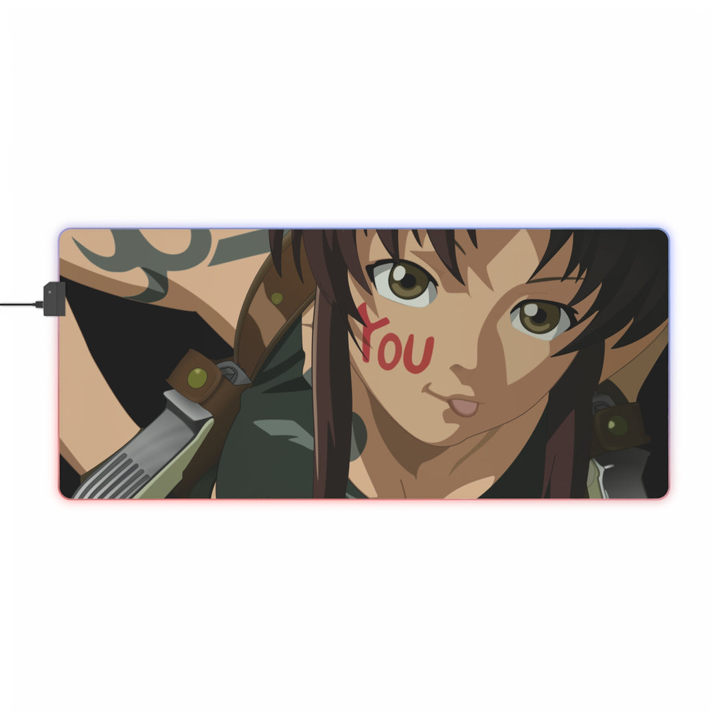 Black Lagoon RGB LED Mouse Pad (Desk Mat)