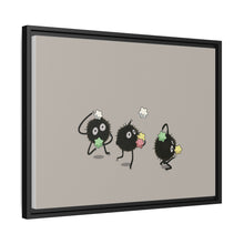 Load image into Gallery viewer, A few マクロクロスケ sketched on a cool Tokyo night Canvas Framed Art Print
