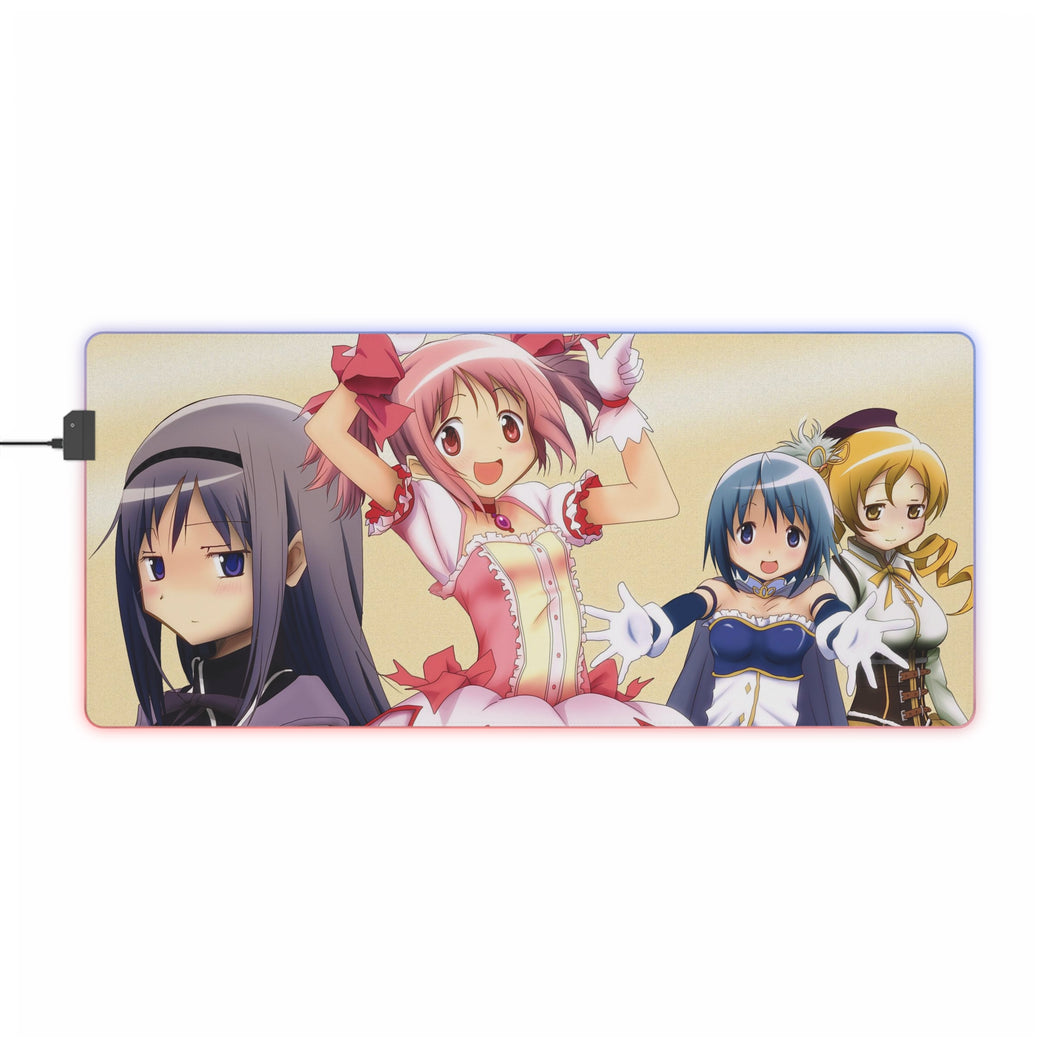 Puella Magi Madoka Magica RGB LED Mouse Pad (Desk Mat)