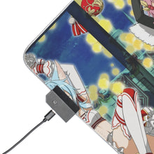 Load image into Gallery viewer, Memory Defrag - Fairy Santa Banner RGB LED Mouse Pad (Desk Mat)
