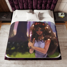 Load image into Gallery viewer, Princess Mononoke Sherpa Blanket
